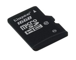 Kingston 16GB microSDHC (Class 10) SD adapter not included - SDC10/16GBSP